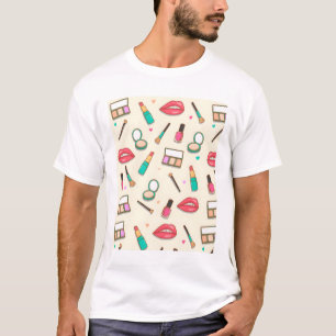 Cosmetics Pattern  T-Shirt