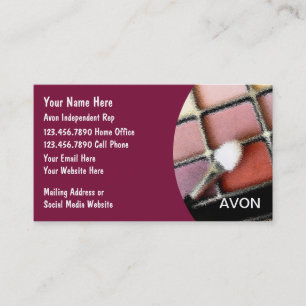 Cosmetics Rep Business Cards