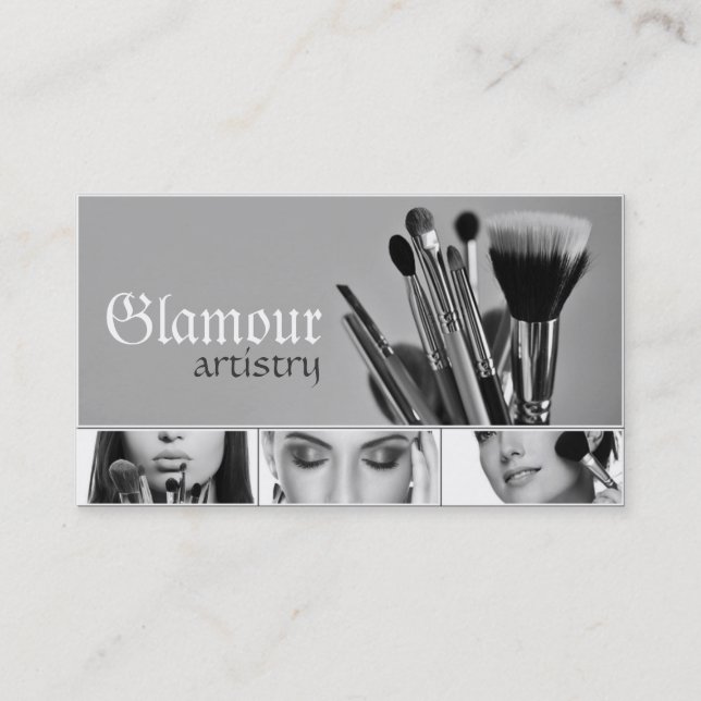 Cosmétique, Carte de visite maquillage (Devant)