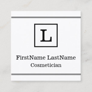 Cosmétique classique et classique Carte de visite