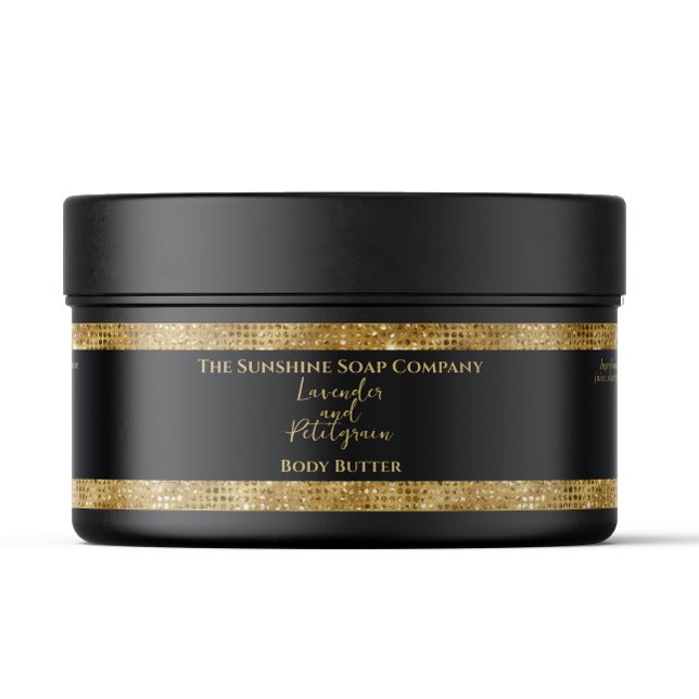 Cosmétique Étiquette de jarre - Parties scintillan (Créateur téléchargé)