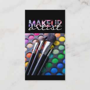 COSMÉTIQUES ET CARTE DE VISITE DE MAQUILLAGE