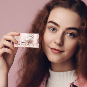 Cosmetologist Botox B12 Injections SPA Rose Appoi Appointment Card