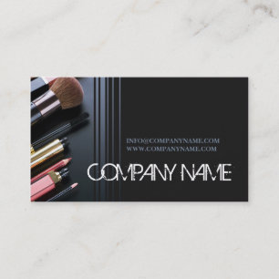 Cosmetologist Cosmetology Make-Up Artist Elegant Business Card