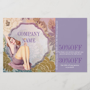 Cosmetologist Hair makeup artist SPA Salon Flyer