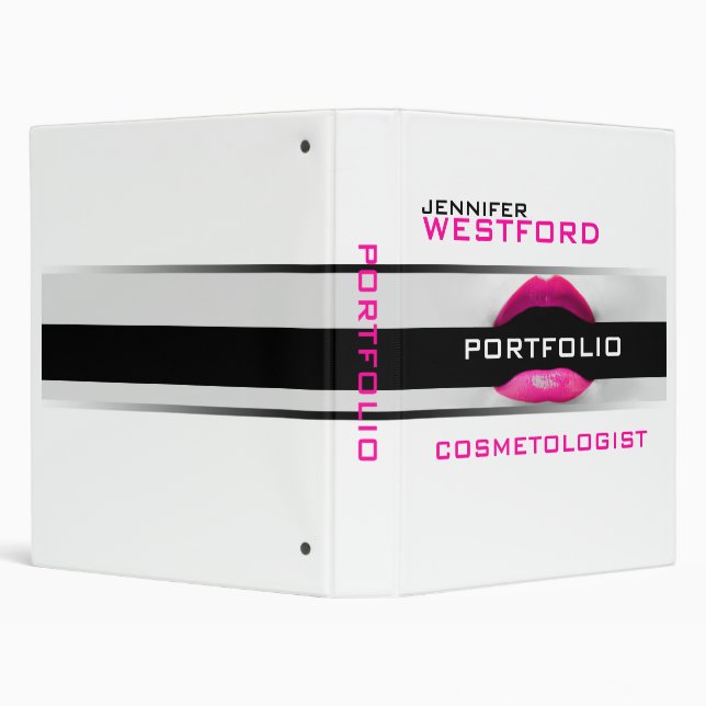 Cosmetologist Portfolio Binder (Background)