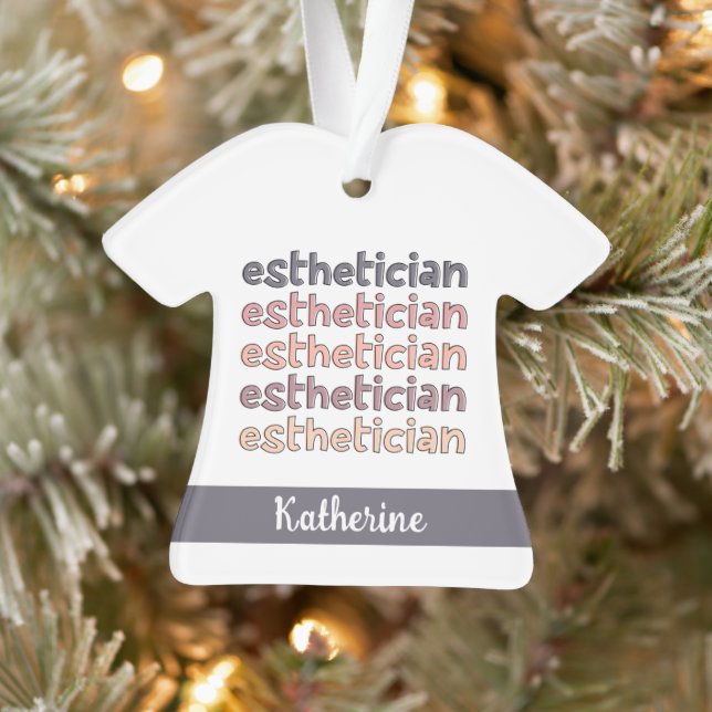 Cosmetologue Esthéticien Personnalisé Beautician (Arbre)