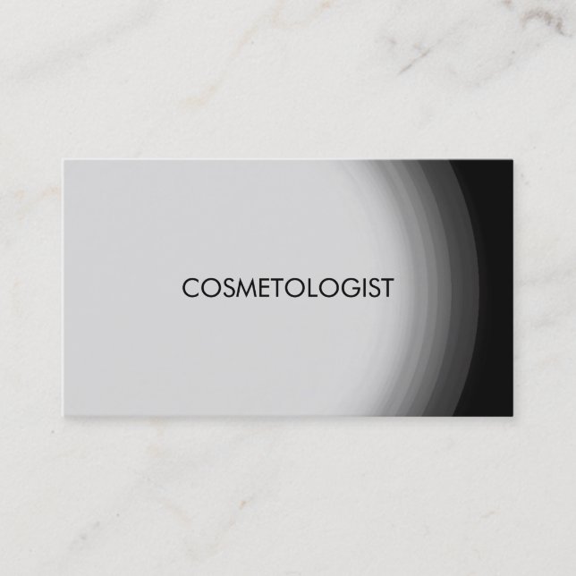 Cosmetologue moderne Carte de visite professionnel (Devant)