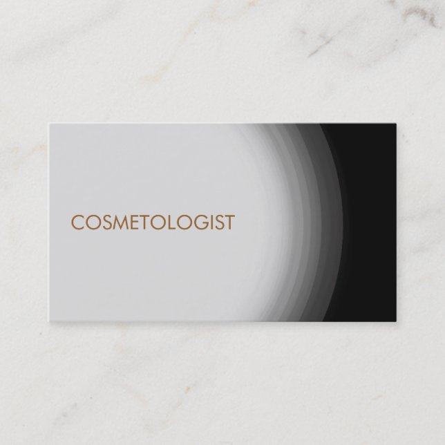 Cosmetologue moderne Carte de visite professionnel (Devant)