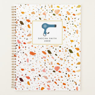 Cosmetologue Motif du Terrazzo du désert Cheveux
