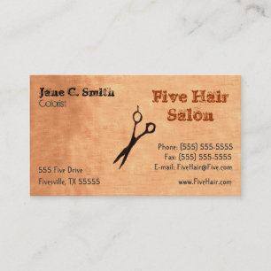 Cosmetology Business Card