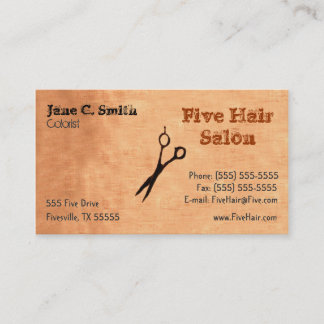 Cosmetology Business Card