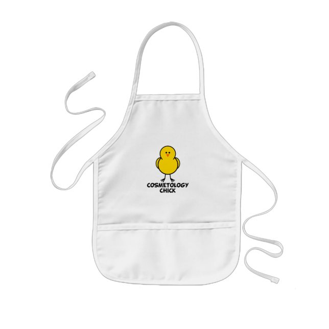 Cosmetology Chick Kids Apron (Front)