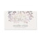 Cosmetology Faux  Purple Foil Leaves Linen Look