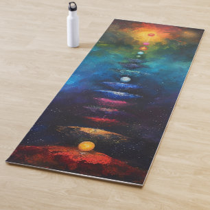 Cosmic 7 Chakras Alignment Spiritual Yoga Mat