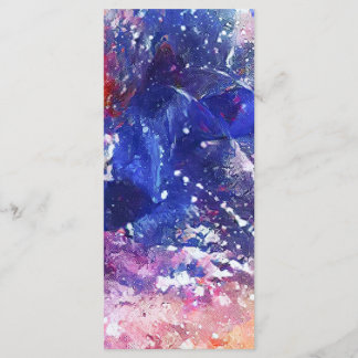 Cosmic Abstract Cat Dreamscape Bookmark  Menu