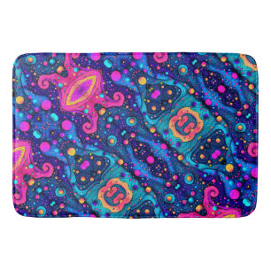 Cosmic Abstract Pattern Blanket Bath Mat