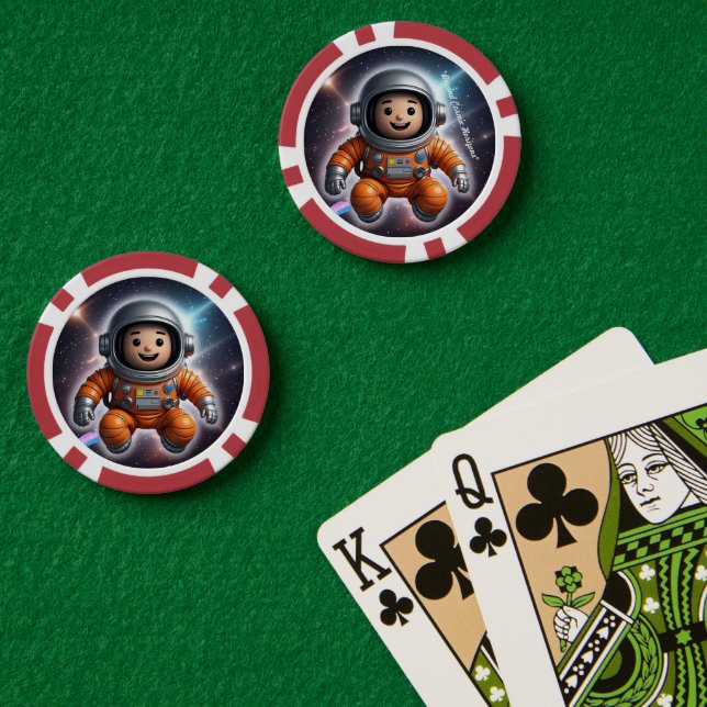 "Cosmic Adventure" Poker Chips (Poker Table (Double))