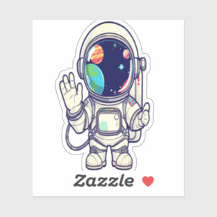 Cosmic Adventure Sticker Set – Outer Space Designs