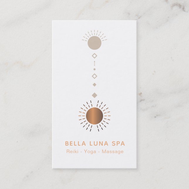 *~* Cosmic Alchemy Universe Shaman Totem Sun Business Card (Front)