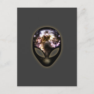 Cosmic Alien Postcard