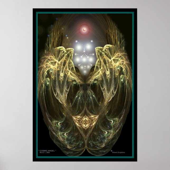 " COSMIC ANGEL " by Robert Singletary Poster (Front)