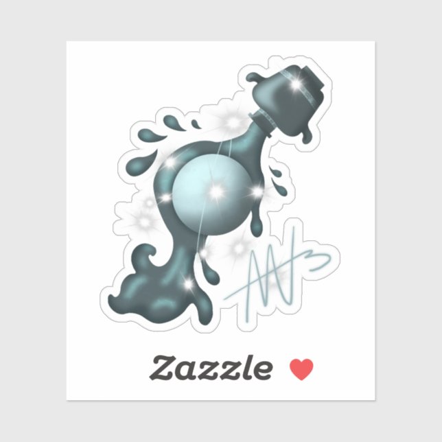 Cosmic Aquarius Uranus Zodiac (Sheet)