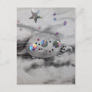 Cosmic Armadillo CricketDiane Art & Design Postcard