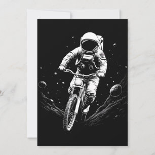 Cosmic Astronaut Bike Ride Space Adventure Announcement