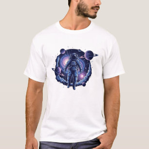 Cosmic Astronaut T-Shirt Surreal Galaxy Space