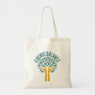 Cosmic Balance Tree of Life Totebag    Tote Bag