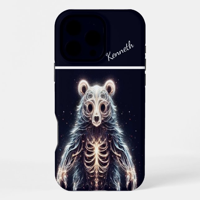 Cosmic Bear's Awakening iPhone Case (Back)