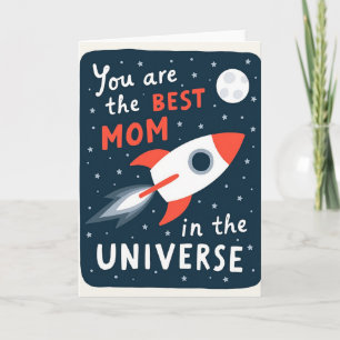 Cosmic Best Mom Message Card
