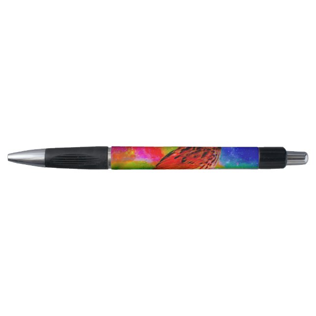 Cosmic Bird Dreamscape Art Print" Pen (Front)