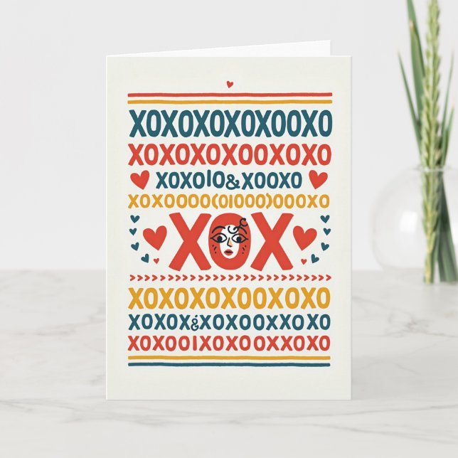 Cosmic Birthday Embrace Card (Front)