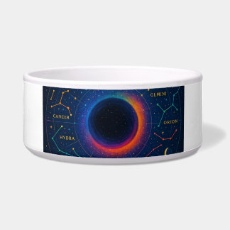 Cosmic Black Hole & Constellations Art - Celestial