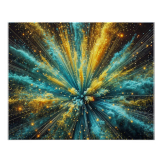 Cosmic blast poster