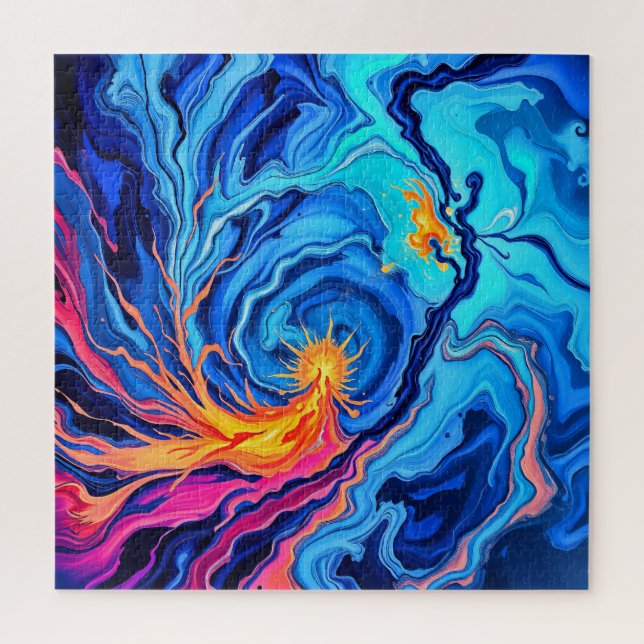 Cosmic Blaze Jigsaw Puzzle (Vertical)
