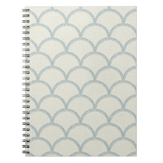 Cosmic Bloom Scallops Notebook