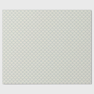 Cosmic Bloom Scallops Wrapping Paper