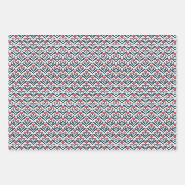 Cosmic Bloom Set 1 Wrapping Paper Sheet (Front)