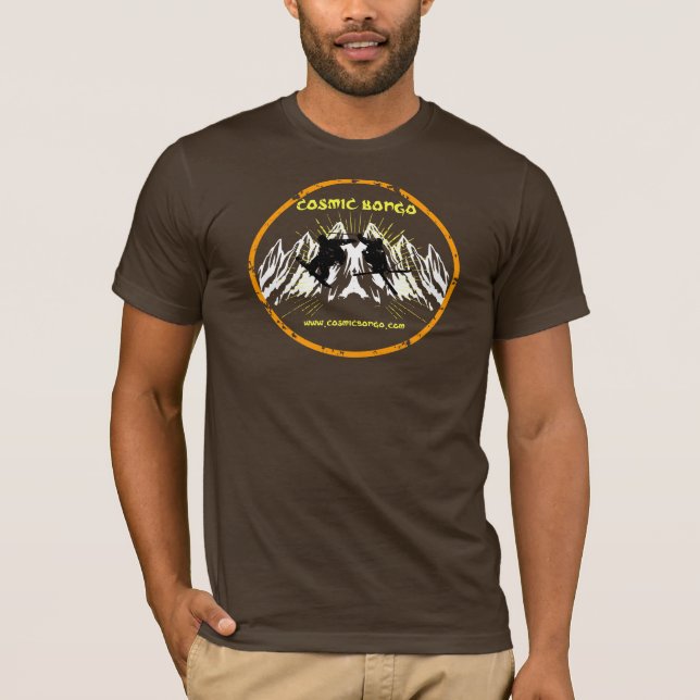 cosmic bongo ski and snowboard T-shirts (Front)