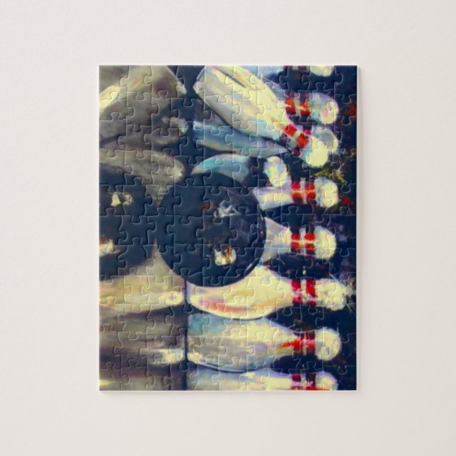 Cosmic Bowling Jigsaw Puzzle (Vertical)