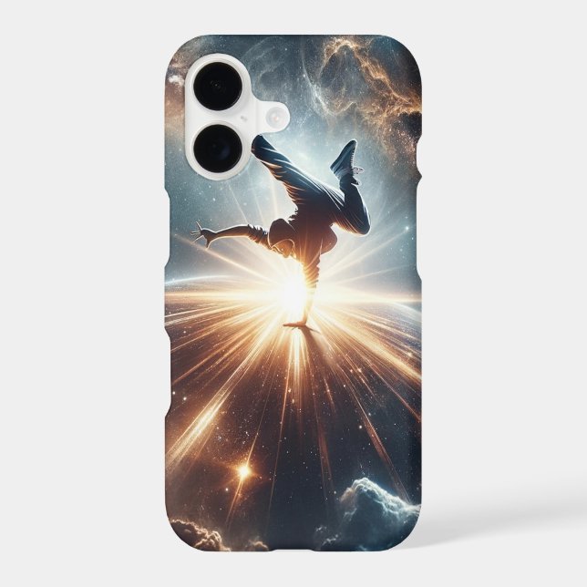 Cosmic Breakdancer Art – Galaxy Hip Hop Dance (Back)