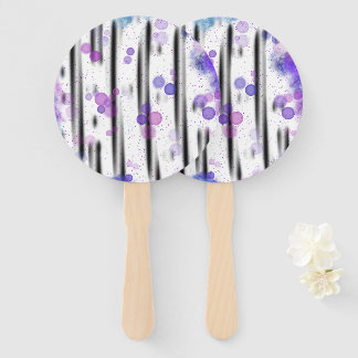 Cosmic Bubble Flow Hand Fan