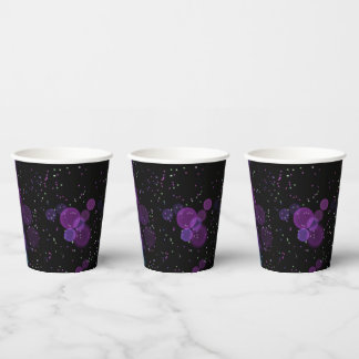 Cosmic Bubble Flow Paper Cups