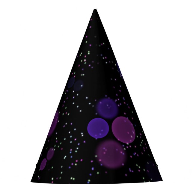 Cosmic Bubble Flow Party Hat (Front)