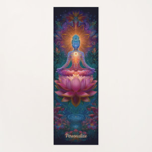 Cosmic Buddha Lotus Meditation Spiritual Customize Yoga Mat