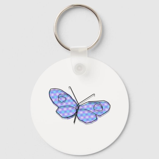 Cosmic Butterfly Keychain (Front)