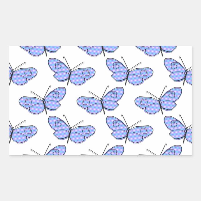 Cosmic Butterfly Pattern Sticker (Front)